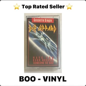 Def Leppard Have You Ever Needed Someone So Bad Cassette Single Tape 1992 EX/EX - Picture 1 of 7