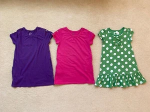 Lot Of 3 T-shirt Dresses Age 3-4 Years By Next And GAP - Picture 1 of 6