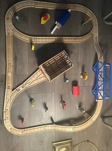 Thomas And Friends Wooden Railway A Day At The Works Set! - Picture 1 of 17