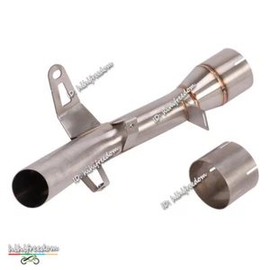 Sistema de escape de motocicleta tubo medio tubo de enlace medio para Kawasaki Z900RS 2018-23 - Imagen 1 de 6