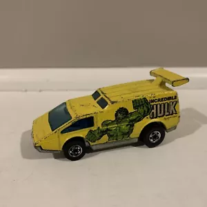 Vintage 1976 Mattel Hot Wheels 1/64 Spoiler Sport Incredible Hulk Marvel Van - Picture 1 of 7
