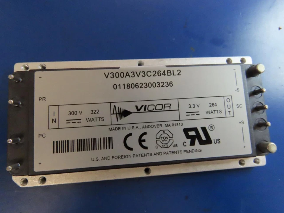 Vicor V300A3V3C264BL2 DC/DC Converter - Through Hole C 180/375/300 3.3v/ 80A - Image 1 of 1