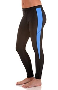 Sun Protection Swimsuits Swim & Sport Leggings UPF50+ Black / Blue S - Picture 1 of 2
