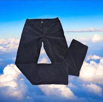 Pantalones de pana CHAPS para mujer talla 8 azul pierna recta CORDONES SUAVES elásticos Foto 1 de 4