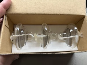 Princess House Heritage 3 lampade ad olio galleggianti in cristallo con imbuto #601 nuove con scatola - Foto 1 di 9