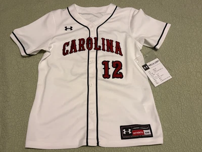 Under Armour Carolina Softball #12 Warp Knit Jersey Womens Small NWT - Image 1 of 4