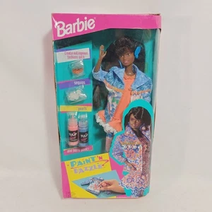 Muñeca Barbie afroamericana rara pintura negra 'N Dazzle 1993 Mattel nueva en caja - Imagen 1 de 8
