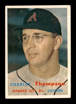 1957 Topps #142 Charley Thompson   VG/VGEX X3504729 - Image 1 of 3