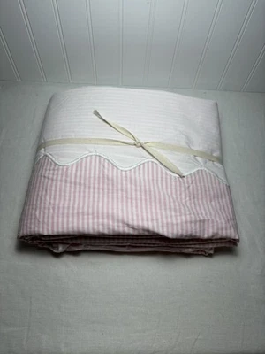 Funda nórdica Pottery Barn Teen Bea borde vieira ~ doble ~ rosa Foto 1 de 4