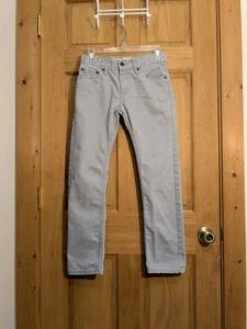 Levi's Strauss 511 Slim Fit Jeans Light Gray Boys Denim 14 Reg 27 x 27 Red Tab - Picture 1 of 11