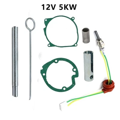 12V 5KW Diesel Heater Repair Kit Glow Plug & Gasket Repair Parts Accessories - Image 1 of 4