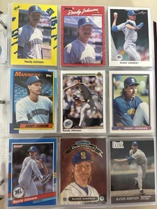 Lote de 69 cartas Randy Johnson - Marineros/D-Backs HOF - Insertos, Cromo, Starquest - Imagen 1 de 8