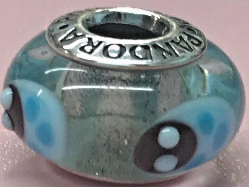 PANDORA | BLUE LADYBUGS MURANO CHARM - Image 1 of 1