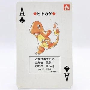 Charmander Pokemon 1996 Vintage Playing Card Poker Green Venusaur Nintendo JP - Bild 1 von 10
