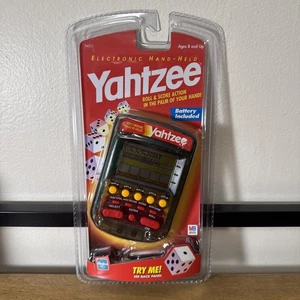 Yahtzee Handheld Electronic Game 1999 Clear - Milton Bradley Hasbro - Sealed NEW - Picture 1 of 6