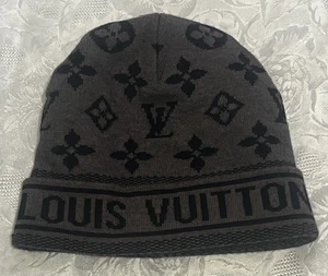Louis Vuitton Beanie Grey Black Hat Cap - Bild 1 von 24