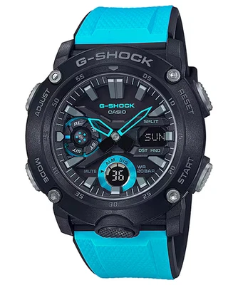 Casio G-SHOCK Reloj Hombre Azul Negro Carbono GA-2000-1A2 GA-2000 SERIES Foto 1 de 3