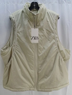 Nuevo Chaleco Zara Para Hombre con Cremallera Grande Grande-XL Crema Ligero Nuevo con Etiquetas  Foto 1 de 4
