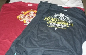 Blizzard HearthStone Championship Tour T-Shirts - Summer & Fall - Lot of 2 RARE - Picture 1 of 9