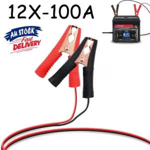 12PCS 100A Car Alligator Clips Battery Clamps Crocodile Clip Aligator Clips NEW - Picture 1 of 9