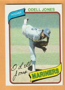 Odell Jones Seattle Mariners 1980 Topps #342 12 años - Imagen 1 de 2