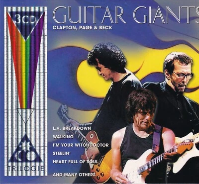 Clapton, Page & Beck / Guitar Giants,  3-CD- Box-Set  (NEU) - Bild 1 von 2