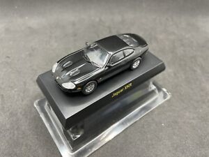Kyosho 1/64 British car collection Jaguar XKR Black diecast model car 14E1