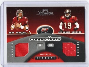 Maglie 2002 Playoff Prestige Connections #C19 Brad Johnson/Keyshawn Johnson - Foto 1 di 2