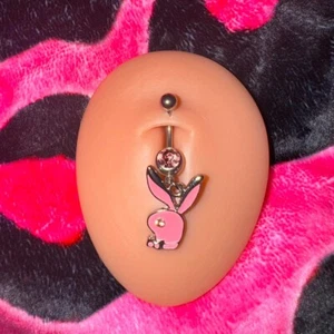 Sexy Playboy 2000s 14G Belly Ring Stainless Steel Belly Piercing NEW - Picture 1 of 2