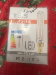 Leools LED Dimmable 6W, 4000k Neutral white, T6 E12 Candelabra Bulbs 60w, 6-Pack - Picture 1 of 5