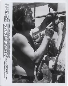 DAVID CARRADINE in "Americana" - Original Vintage Foto - 1981 - Bild 1 von 1