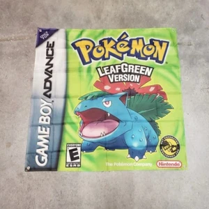 Tapiz de bandera de pared personalizado versión verde hoja Pokémon 3 x 3 pies, GBA - Imagen 1 de 9