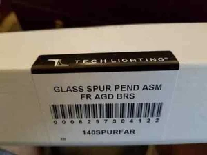 2 Piece Pack TECH LIGHTING GLASS SPUR PEND ASM FR AGD 140SPURFAR - Picture 1 of 3