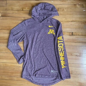NIKE University Of Minnesota Womens Small Long-sleeve Hoodie The Nike Tee - Picture 1 of 6