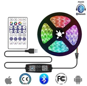USB Bluetooth WS2812B ws2812 RGB Pixel LED Streifen Licht Digital Adressierbar - Bild 1 von 11