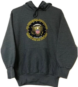 55th Presidential Inauguration Bush Cheney Hoodie Gray Size Small 2005 Embroider - Picture 1 of 6