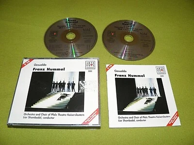 Hummel - Gesualdo - Opera In Two Acts Premier Recording Live IMPORT 2xCD Box NM - Image 1 of 2