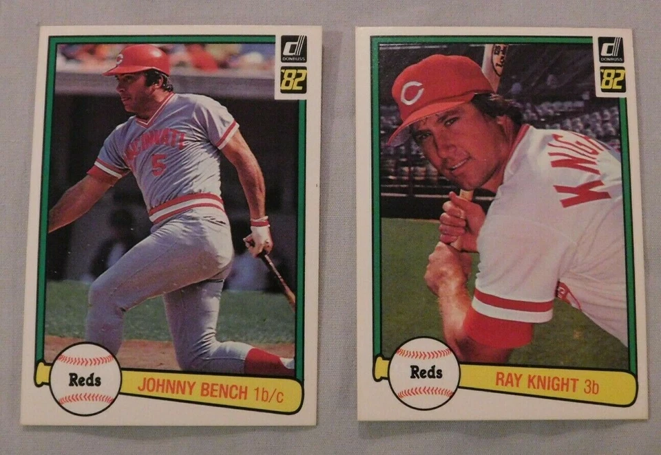 1982 Donruss Cincinnati Reds Baseball Card Pick one - Image 1 of 1