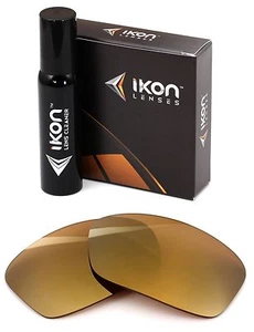 Lentes de repuesto polarizadas de iridio IKON para espejo dorado 24K Oakley Hijinx - Imagen 1 de 8