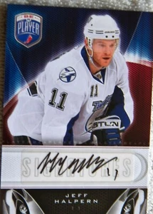 Tampa Bay Lightning Jeff Halpern Signed 2009-10 BAP Be A Player Card Auto - Imagen 1 de 1