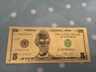 Gold foil bank note, great gift etc. Brand new And sent 2nd class when purchase