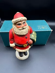 Figura de Santa Vaillancourt 1998 arte popular St. Nick Chalkware 8,5" 9833 #188 - Imagen 1 de 9