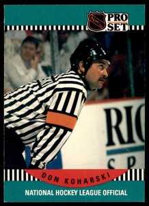 1990-91 PRO SET DON KOHARSKI NHL REFERIES #691