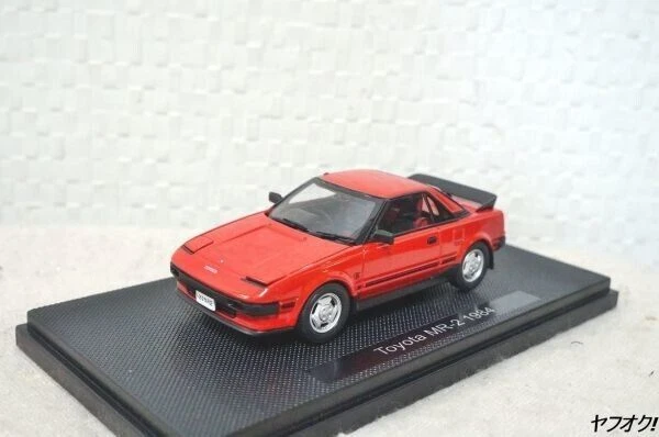 1/43 EBBRO Toyota MR2 1984 rojo con caja de Japón 44403 modelo coche minicar Foto 1 de 1