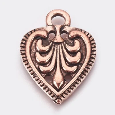 Sew on S Hook Clasps Red Copper Plating 35.5mm long clasp: 22x9x4mm ring:19x9x4m - Image 1 of 4