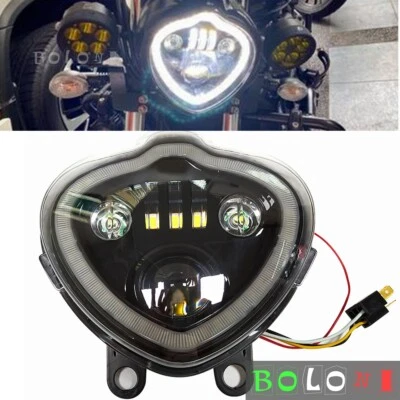 Faro LED con luz de circulación diurna para Kawasaki Vulcan S 650 EN650 2015-2025 Foto 1 de 4