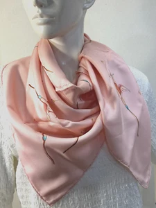 ¡COMO NUEVO! Bufanda de colección Hermes Fleurs De Fuchsia Carre 90 100 % seda rosa #y5006 - Imagen 1 de 11