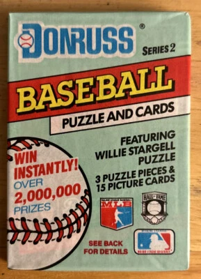 Donruss Pack 1991 ganador del premio Dave Justice novato del año Braves mostrando top Foto 1 de 2