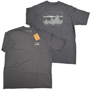 Patagonia Mens - '73 Skyline Organic T-shirt - Ink Black - Picture 1 of 1