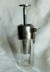 Vaporisateur à Parfum Ancien – Cristallerie De Lorraine – Pompe – Vintage